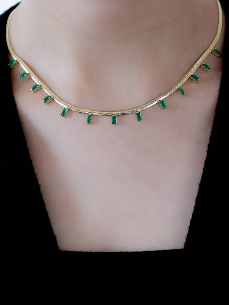 Emerald Christie Necklace : N-EM-12-0