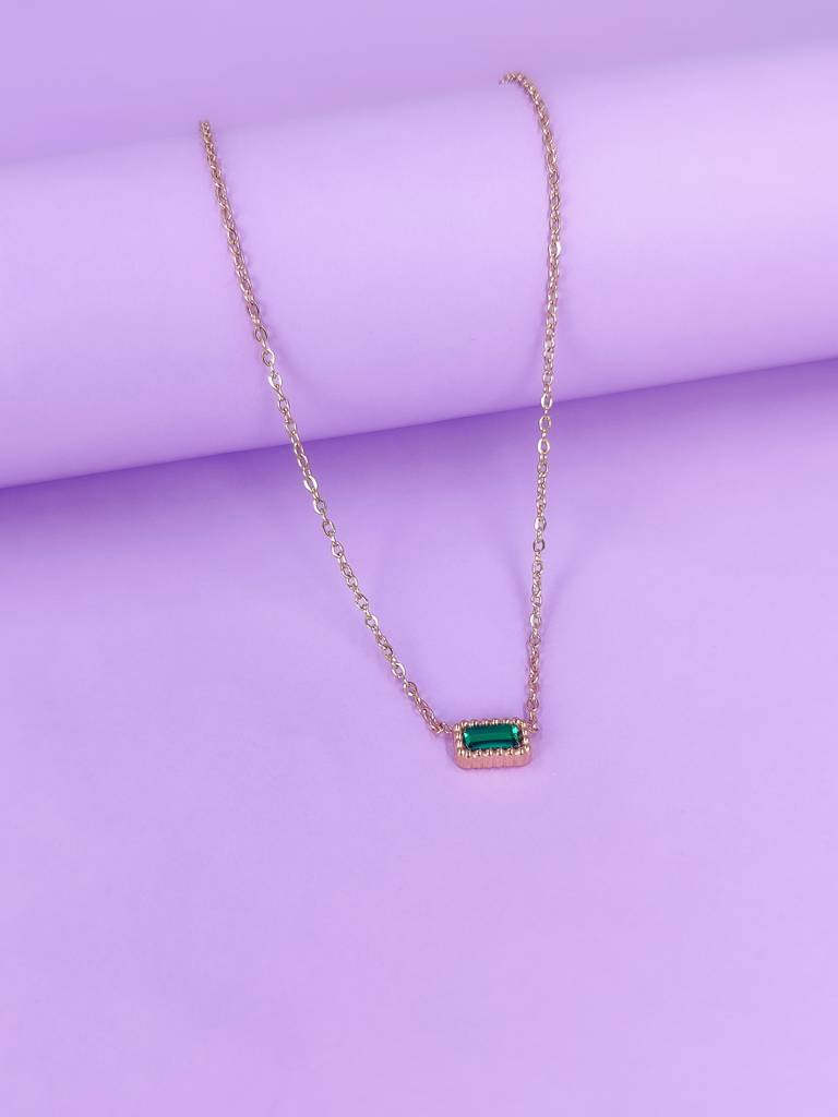 Elegance Emerald Necklace : N-EM-25-0