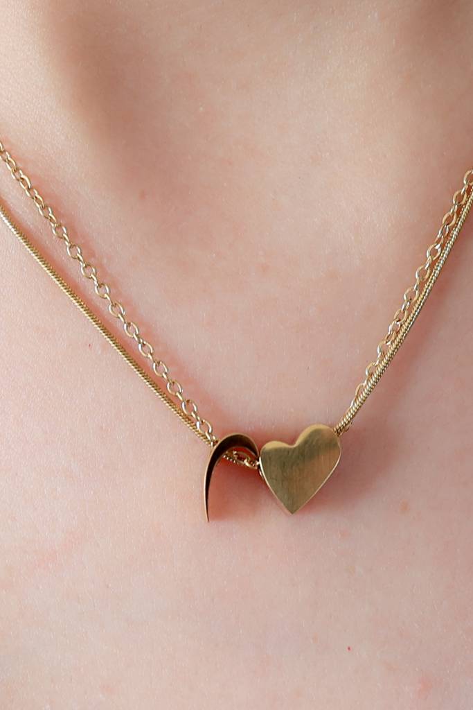 You Complete Me Heart Necklace : N-H-55-0