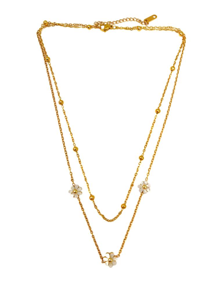 Daisy 2Layer Necklace : N-LY-42-0