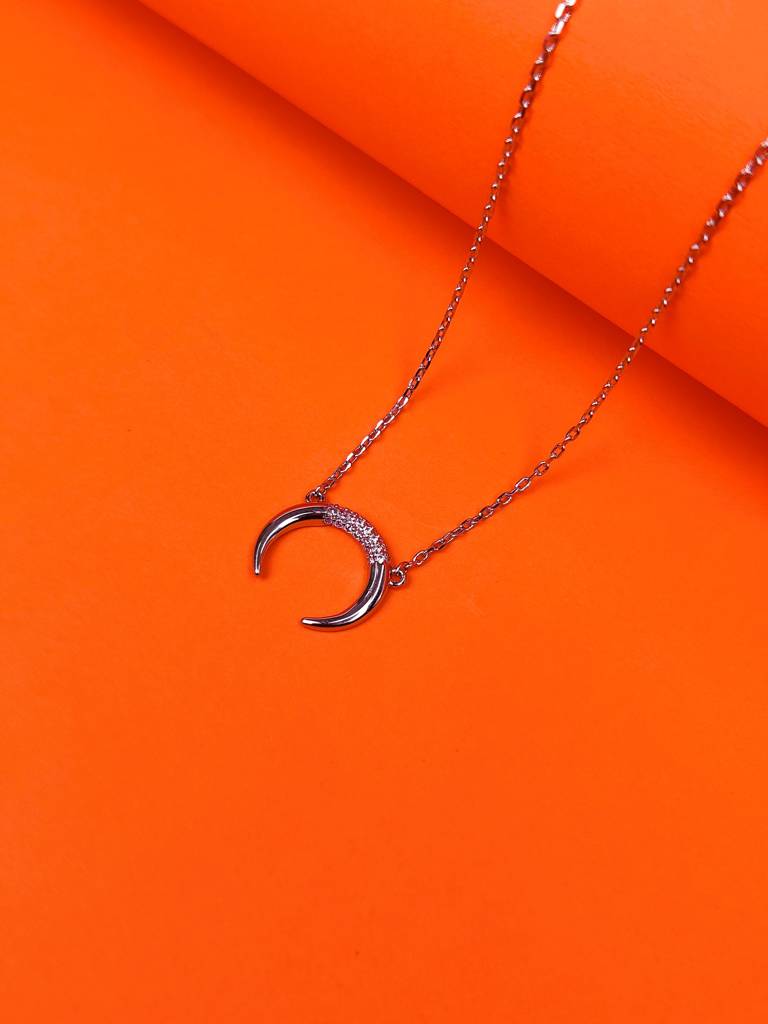 Kyra Moon Necklace : N-MN-8-SL
