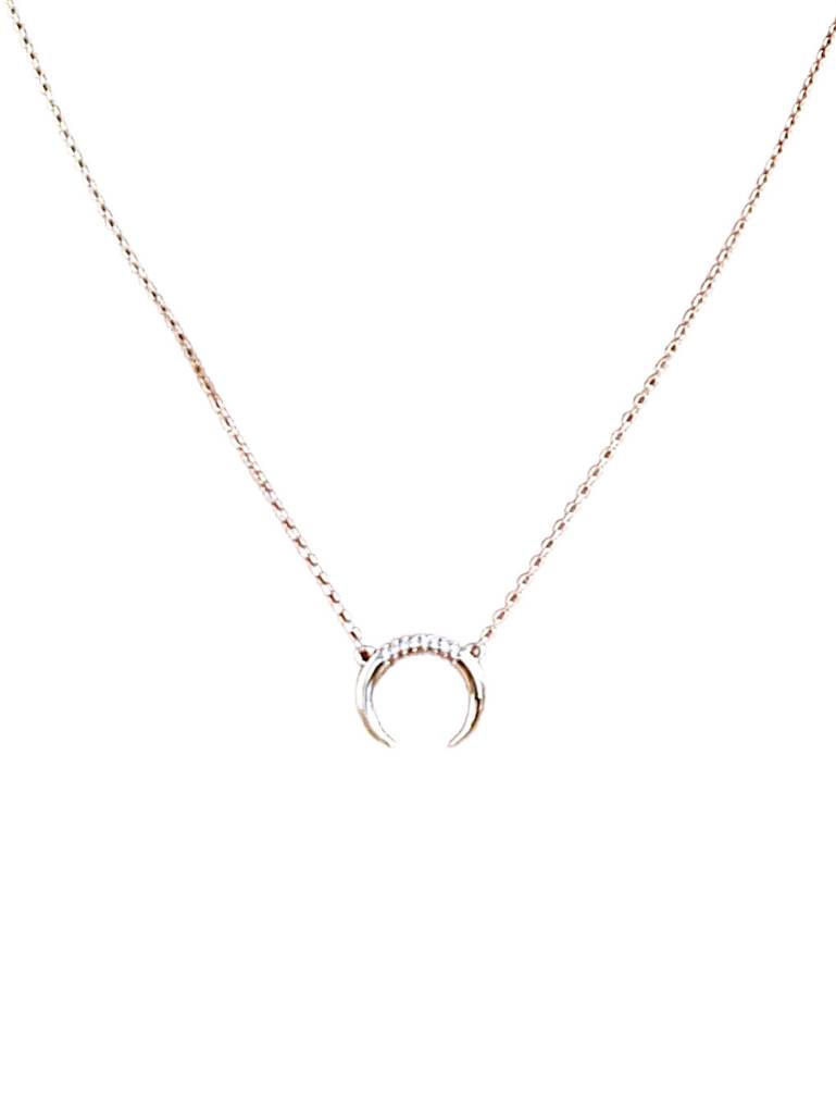 Kyra Moon Necklace : N-MN-8-SL