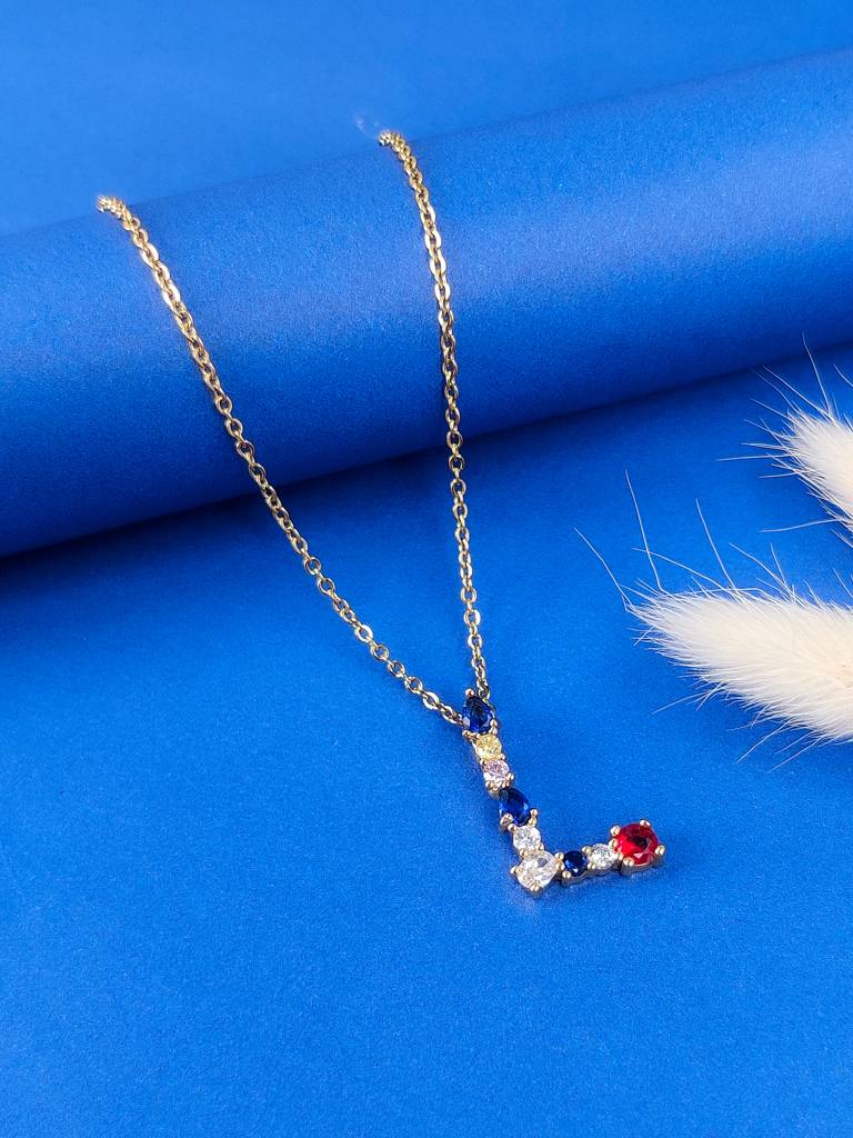 Monogram Letter L Necklace : N-MON-11-L