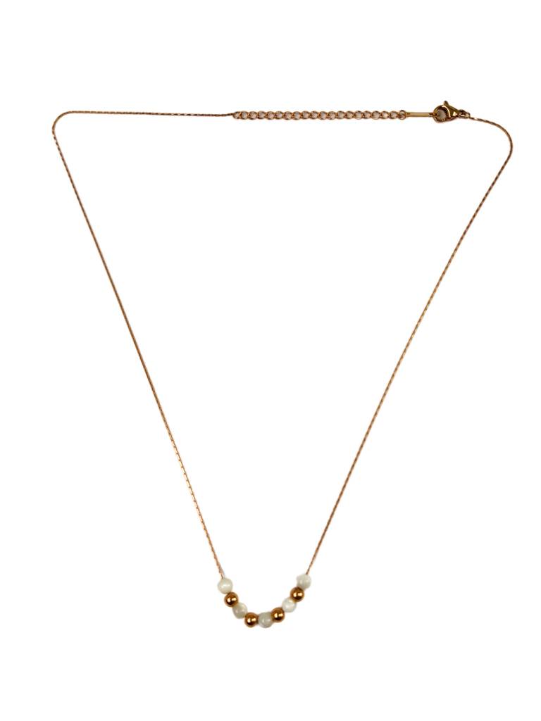 Amber Pearl Necklace : N-P-15-RG