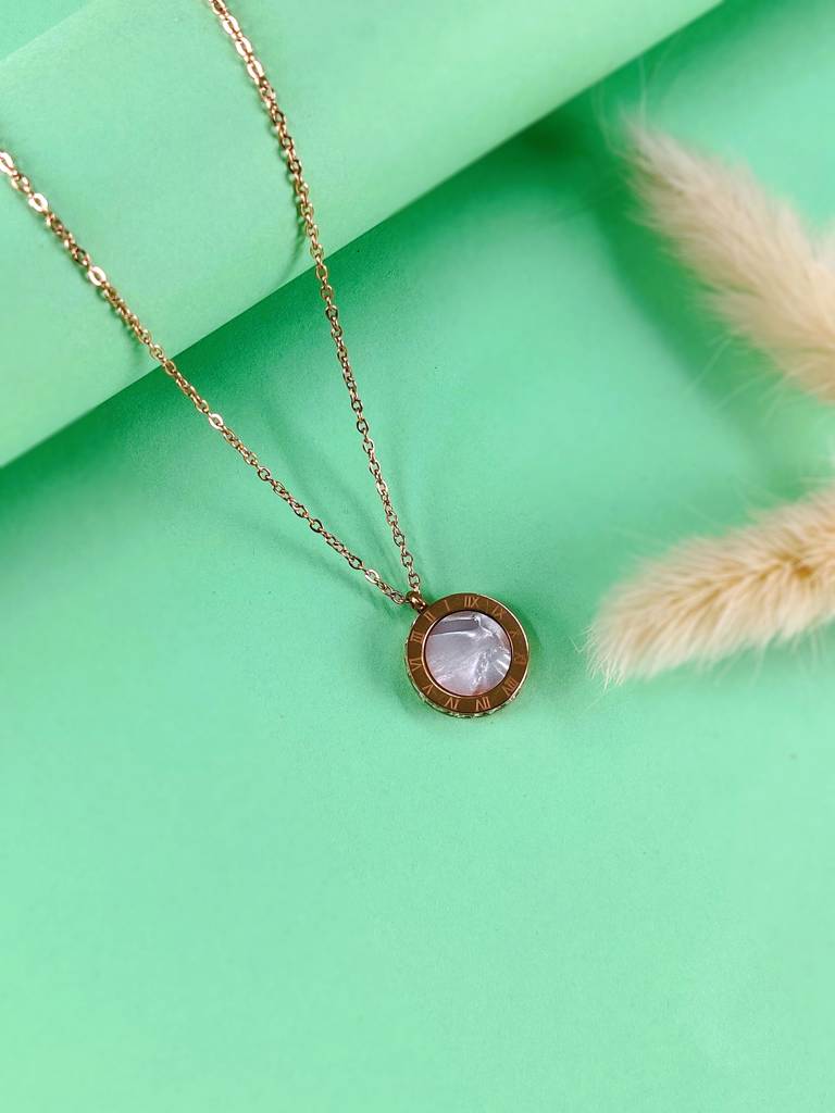 Roman Crystal Edge Necklace : N-RO-1-0