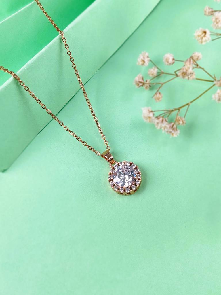 Solitaire Yovanna Necklace : N-SO-1-0