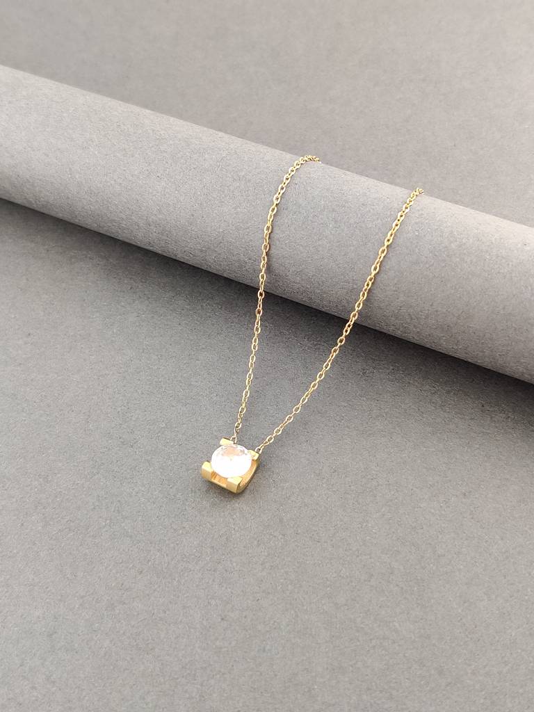 Aura Solitaire Necklace : N-SO-14-0