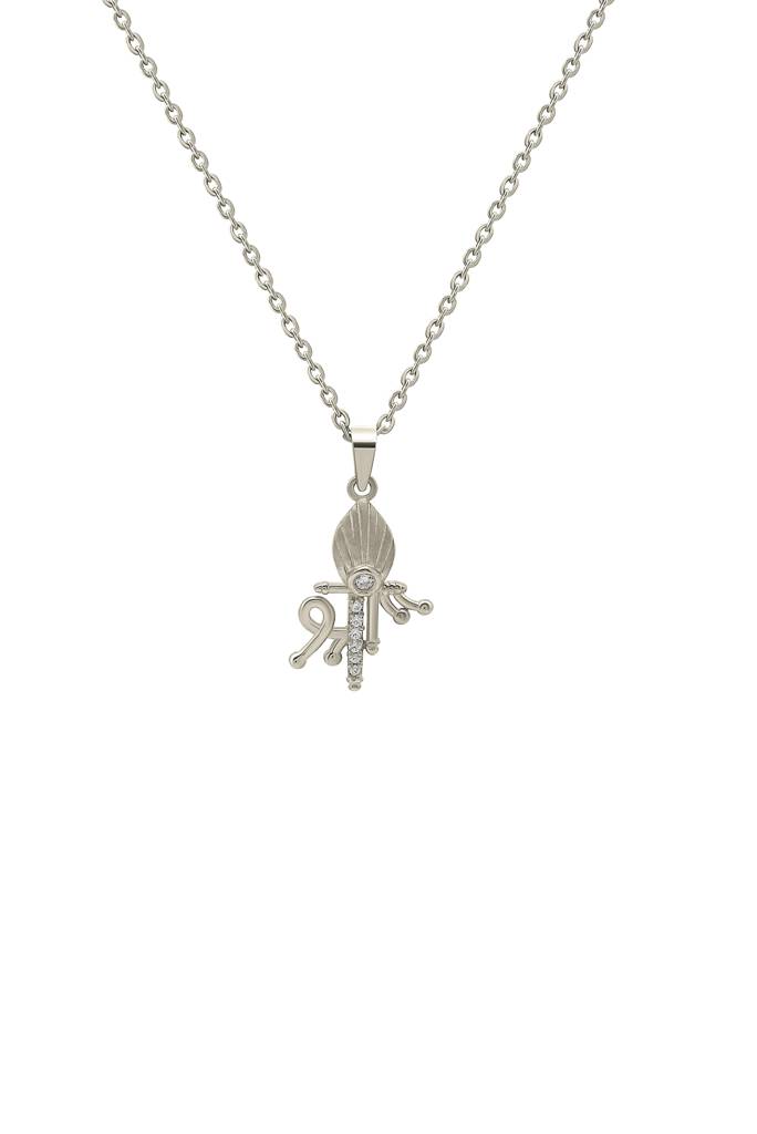 Silberry 925 Sterling Silver Shree Pendant With Chain : N111