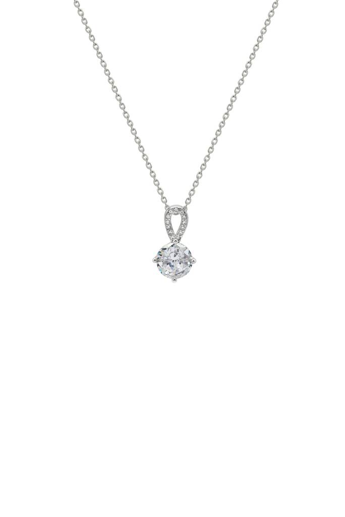 Silberry 925 Sterling Silver Cascade Pendant With Link Chain : N1782