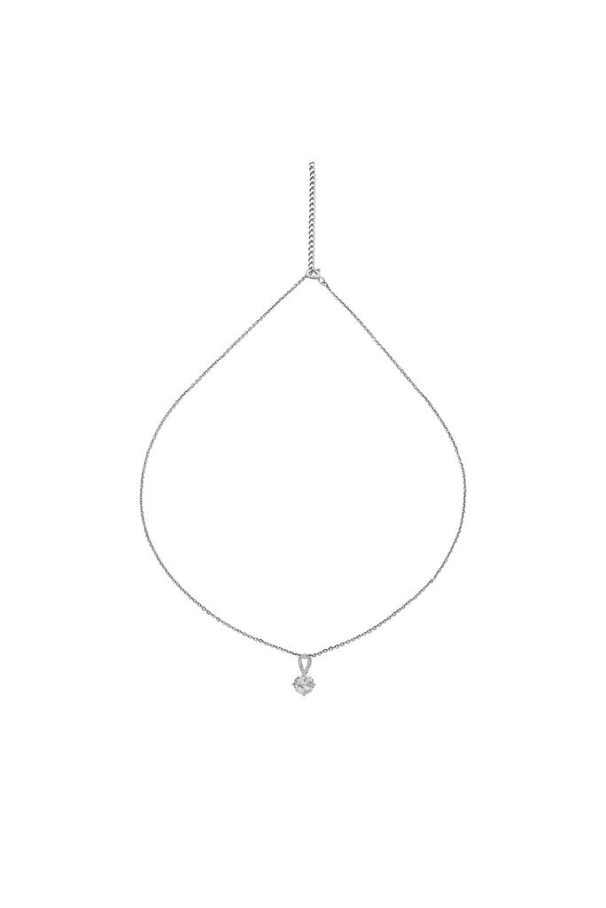 Silberry 925 Sterling Silver Cascade Pendant With Link Chain : N1782