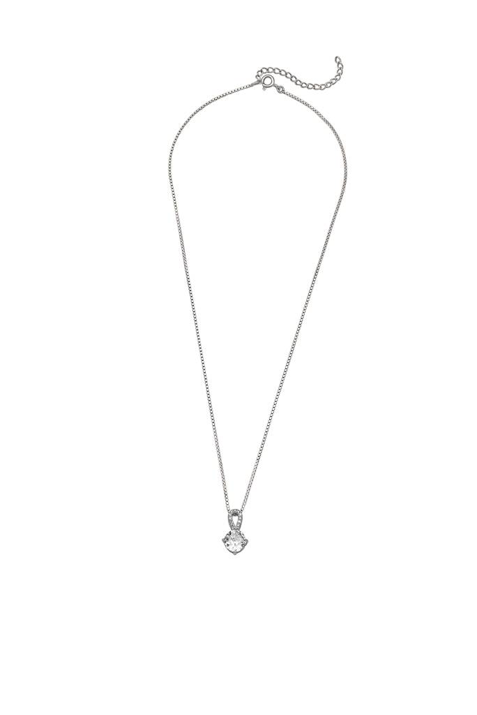 Silberry 925 Sterling Silver Cascade Pendant With Box Chain