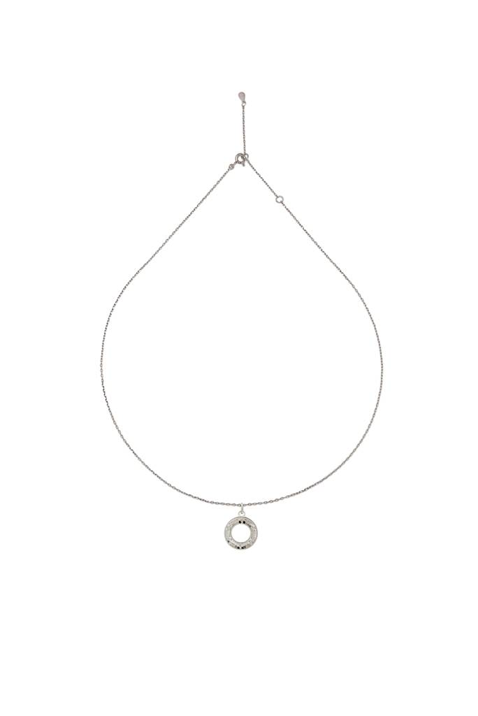 Silberry 925 Sterling Silver Classic Round Pendant With Chain : N2622