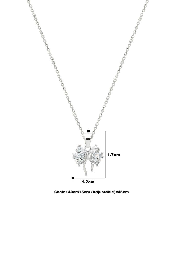Silberry 925 Sterling Silver Butterfly Pendant With Chain : N2935