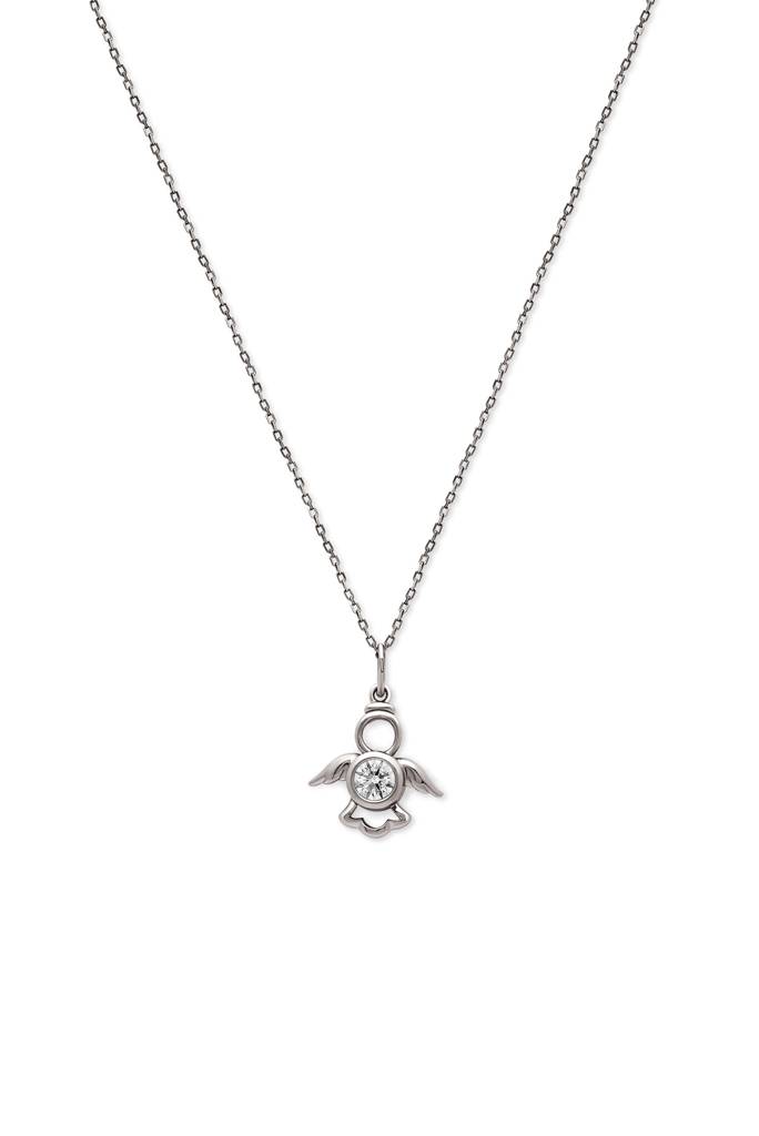 Silberry 925 Sterling Silver Angelic Turtle Pendant With Chain (5 In 1 Crystal) : N333