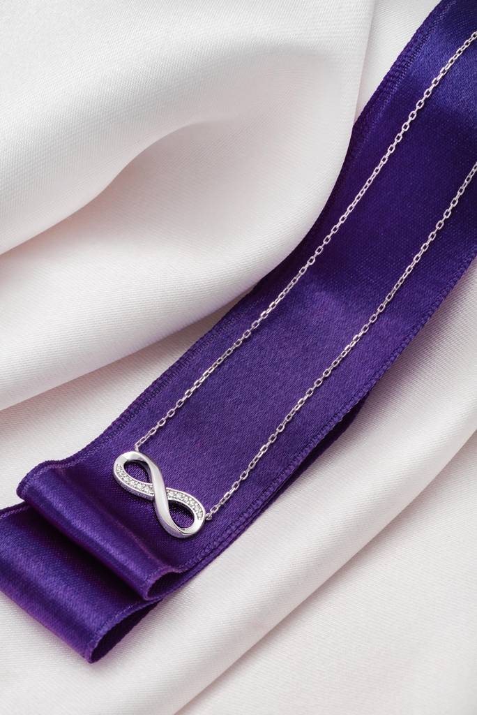 Silberry 925 Sterling Silver Infinity Glow Necklace : N3599