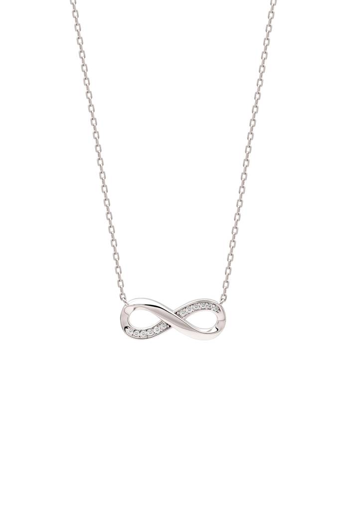 Silberry 925 Sterling Silver Infinity Glow Necklace : N3599