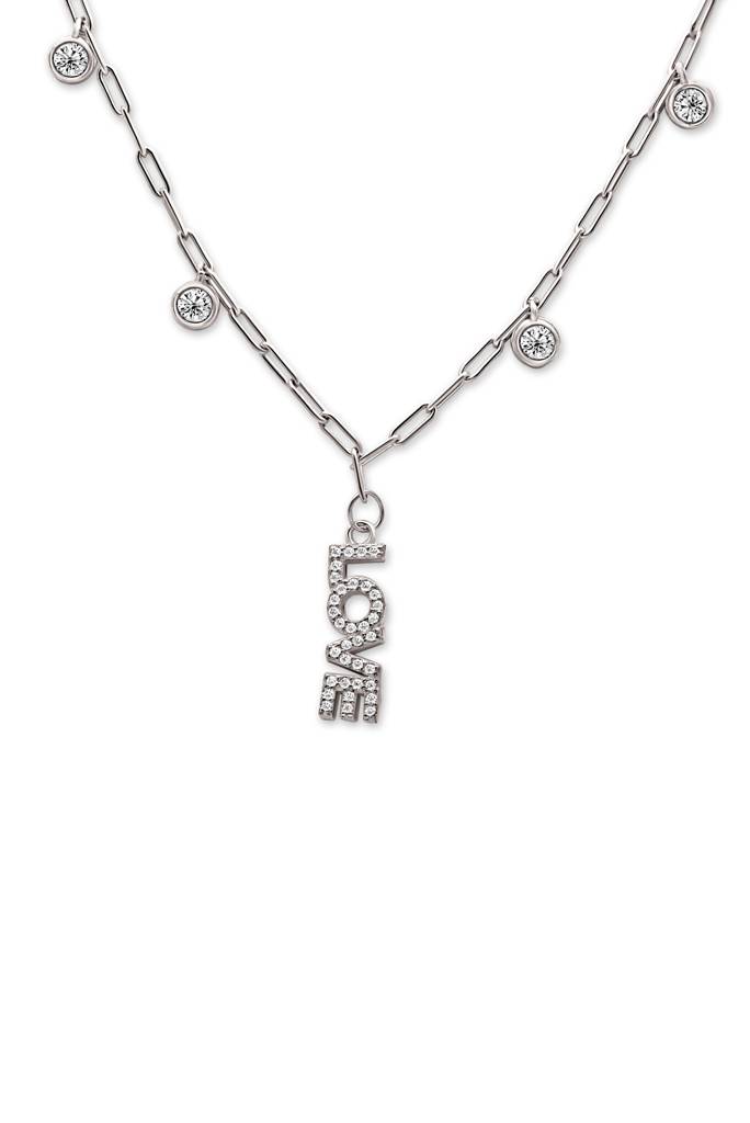 Silberry 925 Sterling Silver Love Letter Necklace : N371