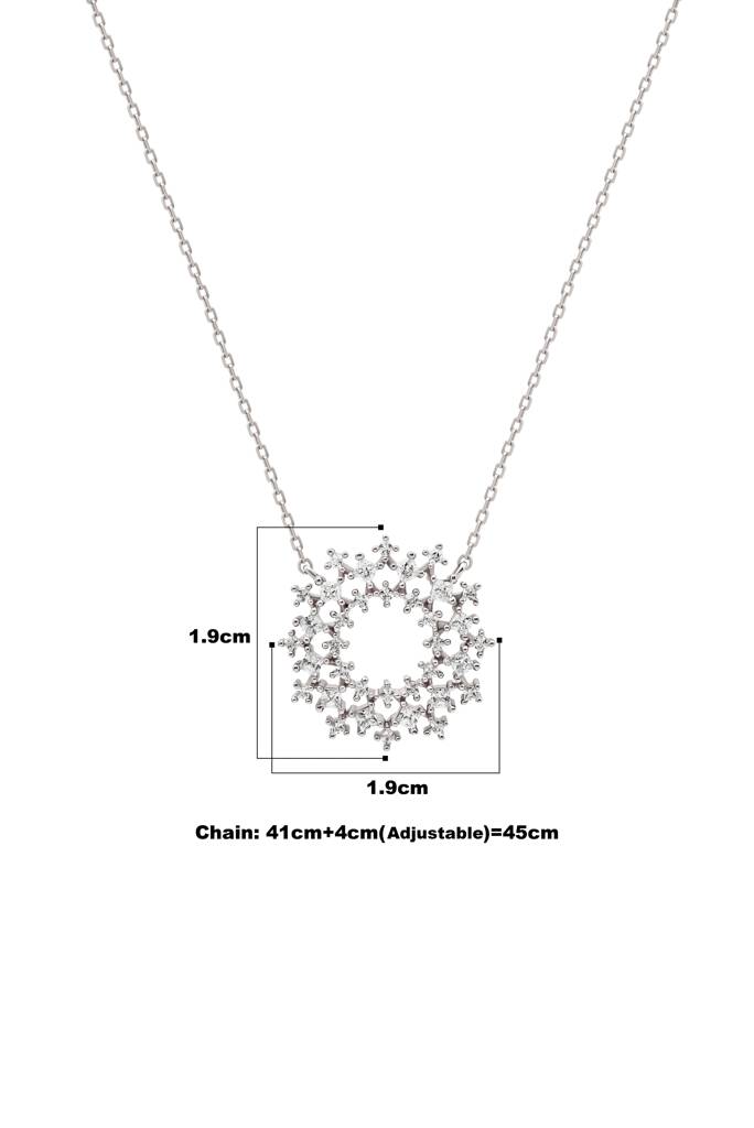 Silberry 925 Sterling Silver Imperial Necklace : N3762