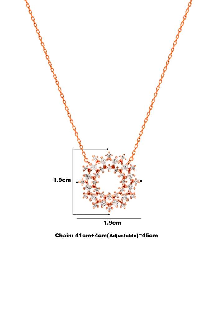 Silberry 925 Sterling Silver Imperial Necklace : N3788