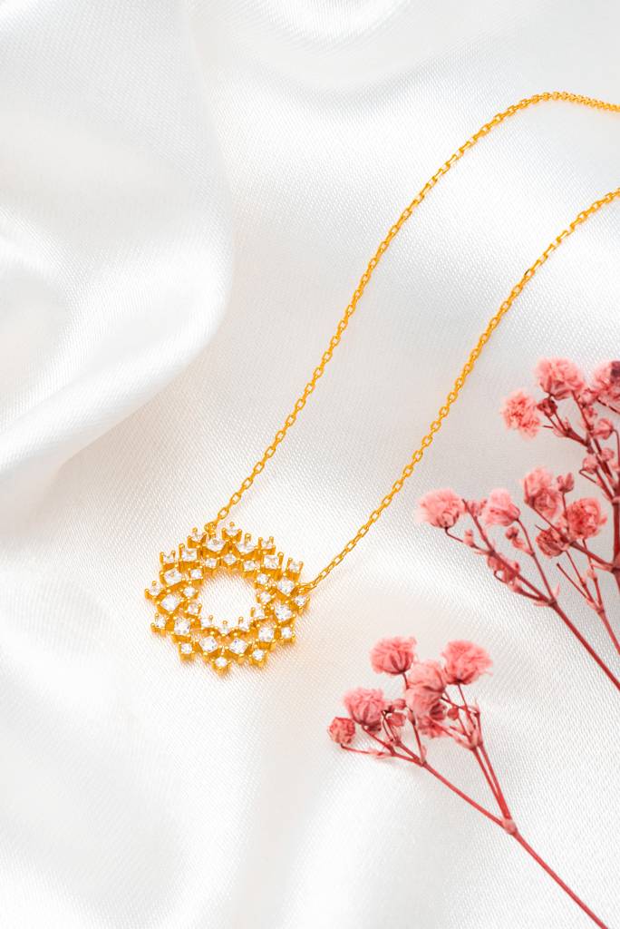Silberry 925 Sterling Silver Imperial Necklace : N3802