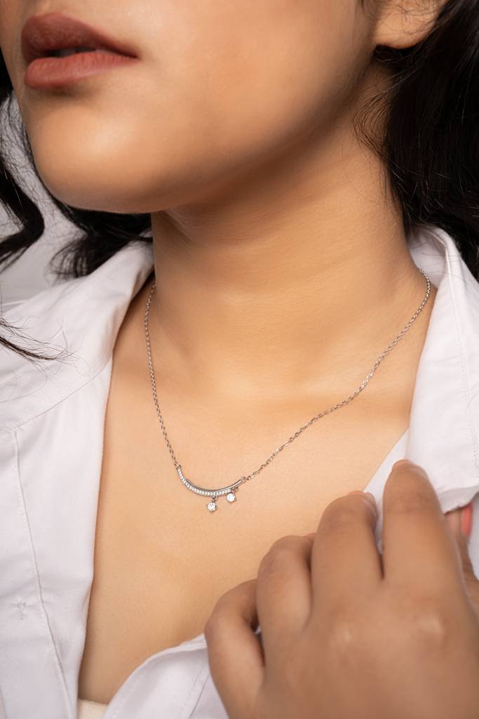 Silberry 925 Sterling Silver Starry Night Necklace : N3872