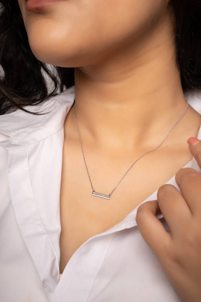 Silberry 925 Sterling Silver Adorn Necklace : N3891