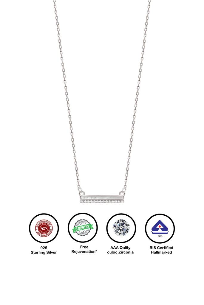 Silberry 925 Sterling Silver Adorn Necklace : N3891