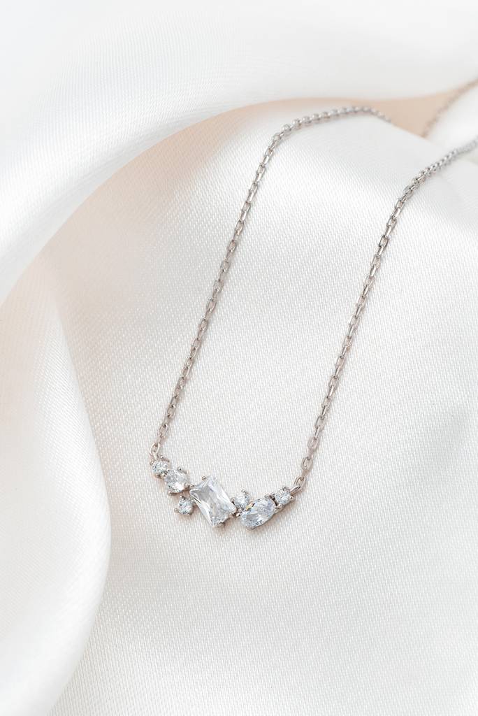 Silberry 925 Sterling Silver Starstruck Necklace : N3913