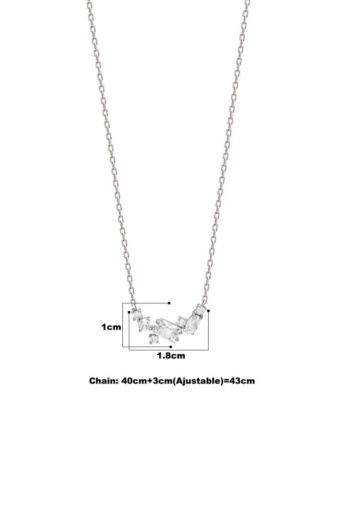 Silberry 925 Sterling Silver Starstruck Necklace : N3913