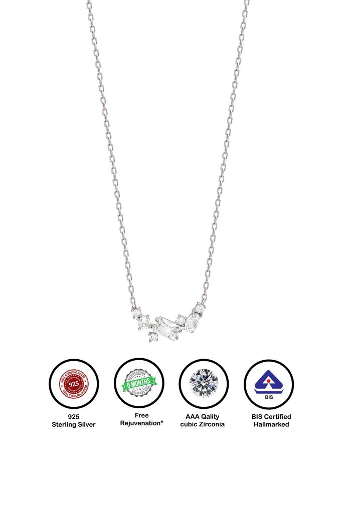 Silberry 925 Sterling Silver Starstruck Necklace : N3913