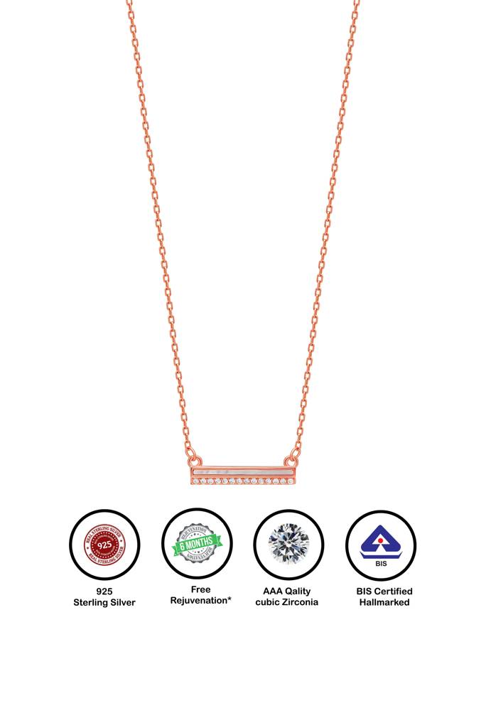 Silberry 925 Sterling Silver Adorn Necklace : N4004