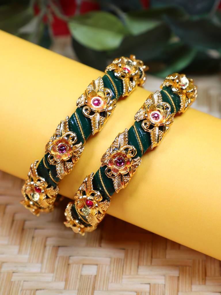 Firoza Swarna Navari Bangle Set 2.6 : NAVARIBAN1497