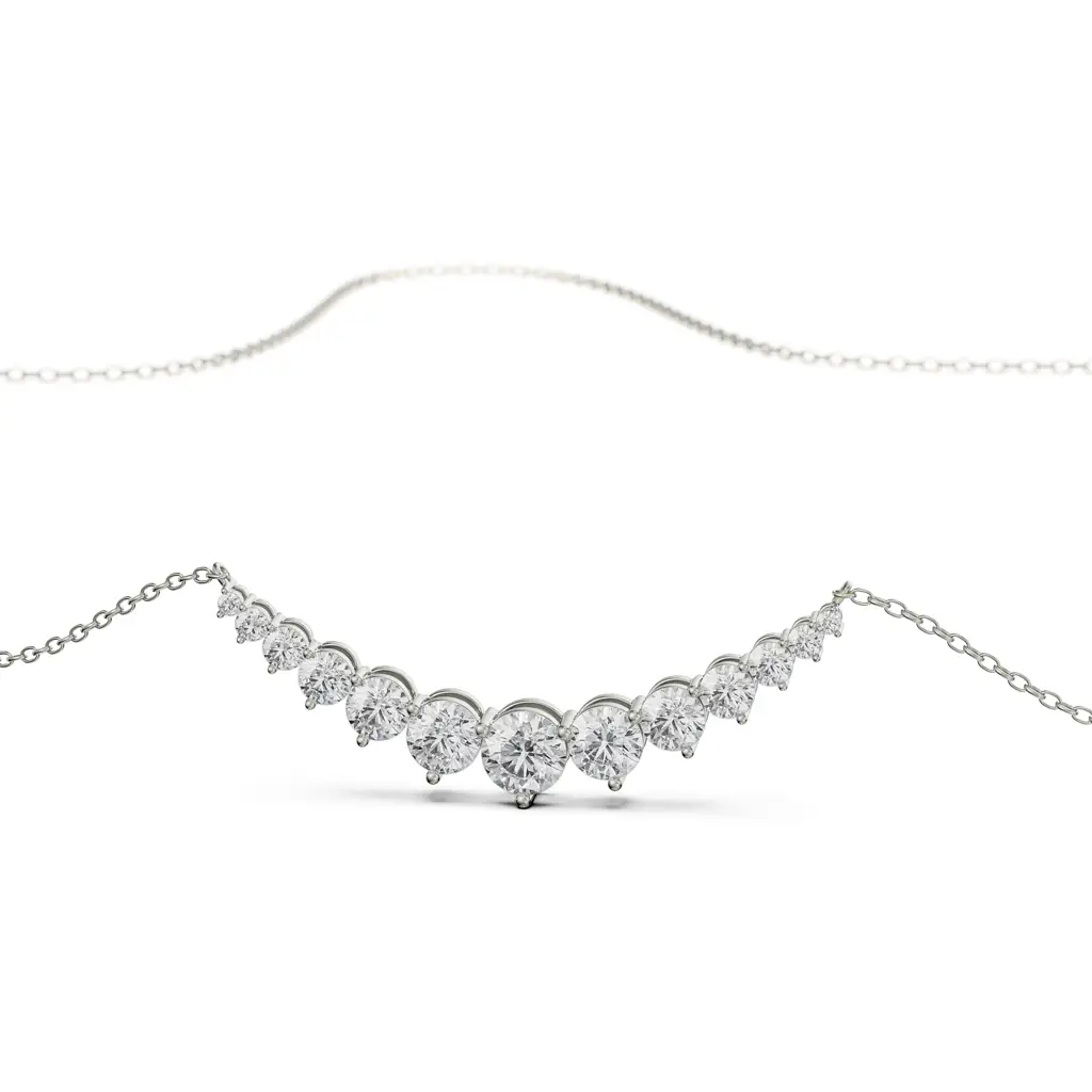 Eternity Round Diamond Necklace : NCK07