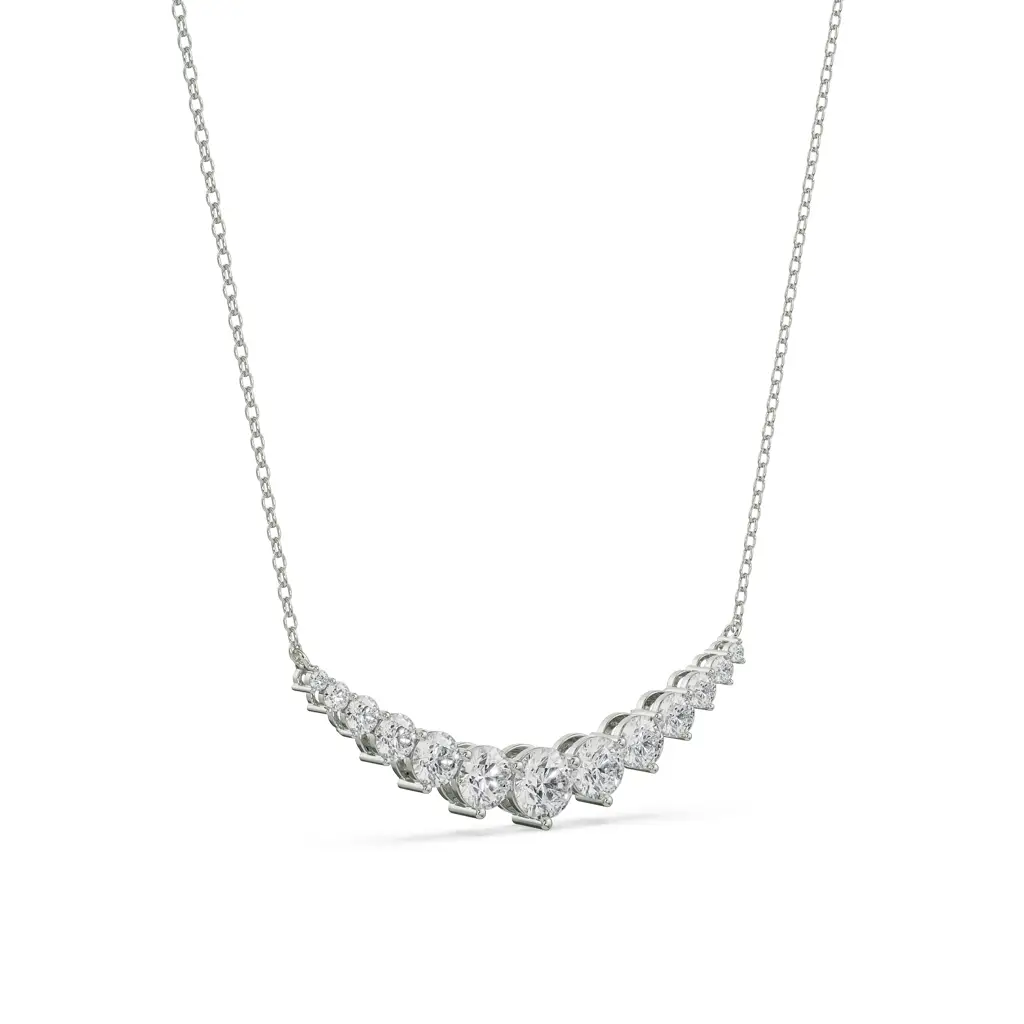 Eternity Round Diamond Necklace : NCK07