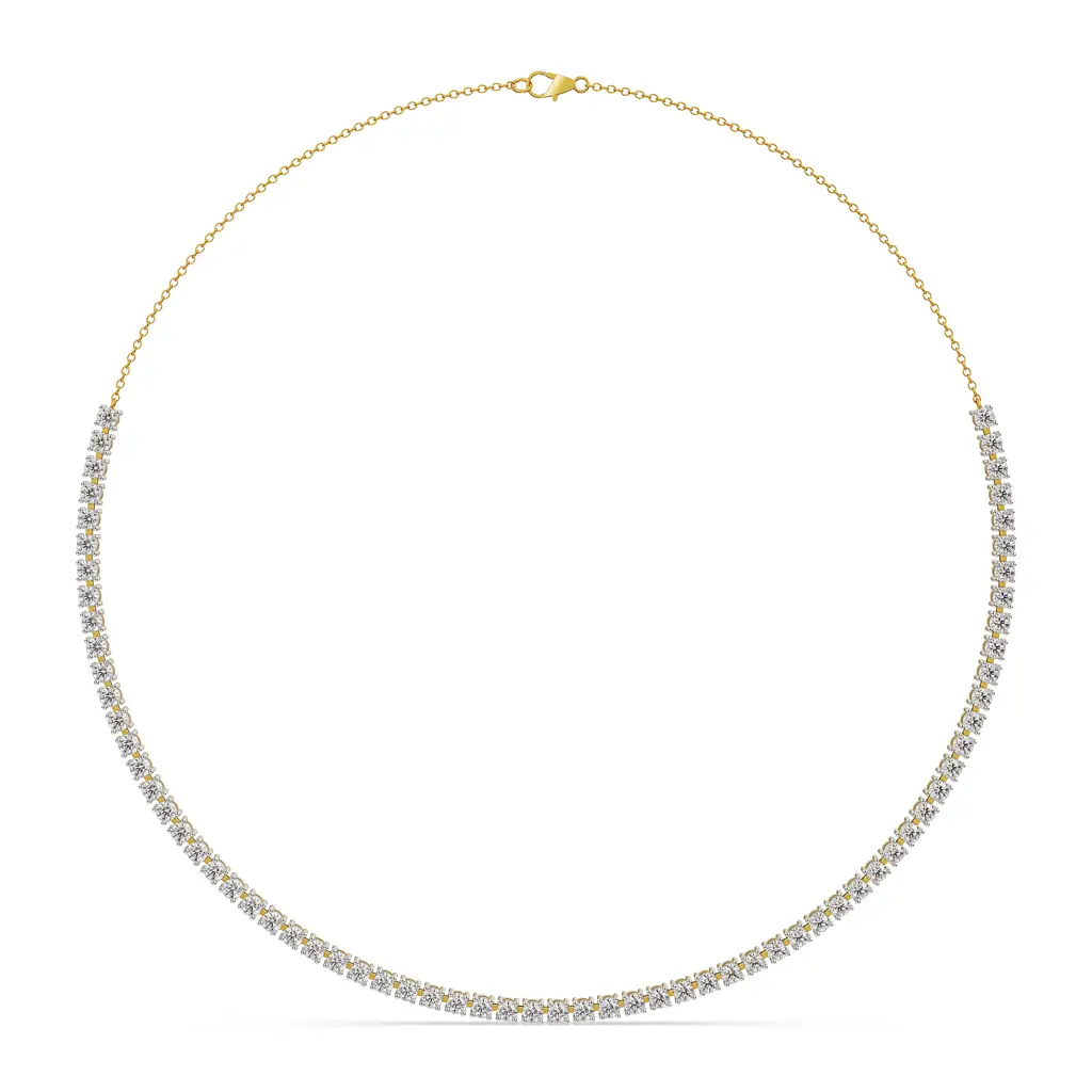 Sleek Diamond Tennis Necklace : NCK09