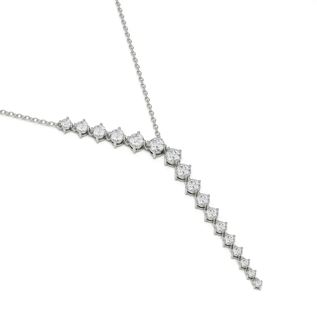 Sleek Diamond Chain Necklace : NCK11