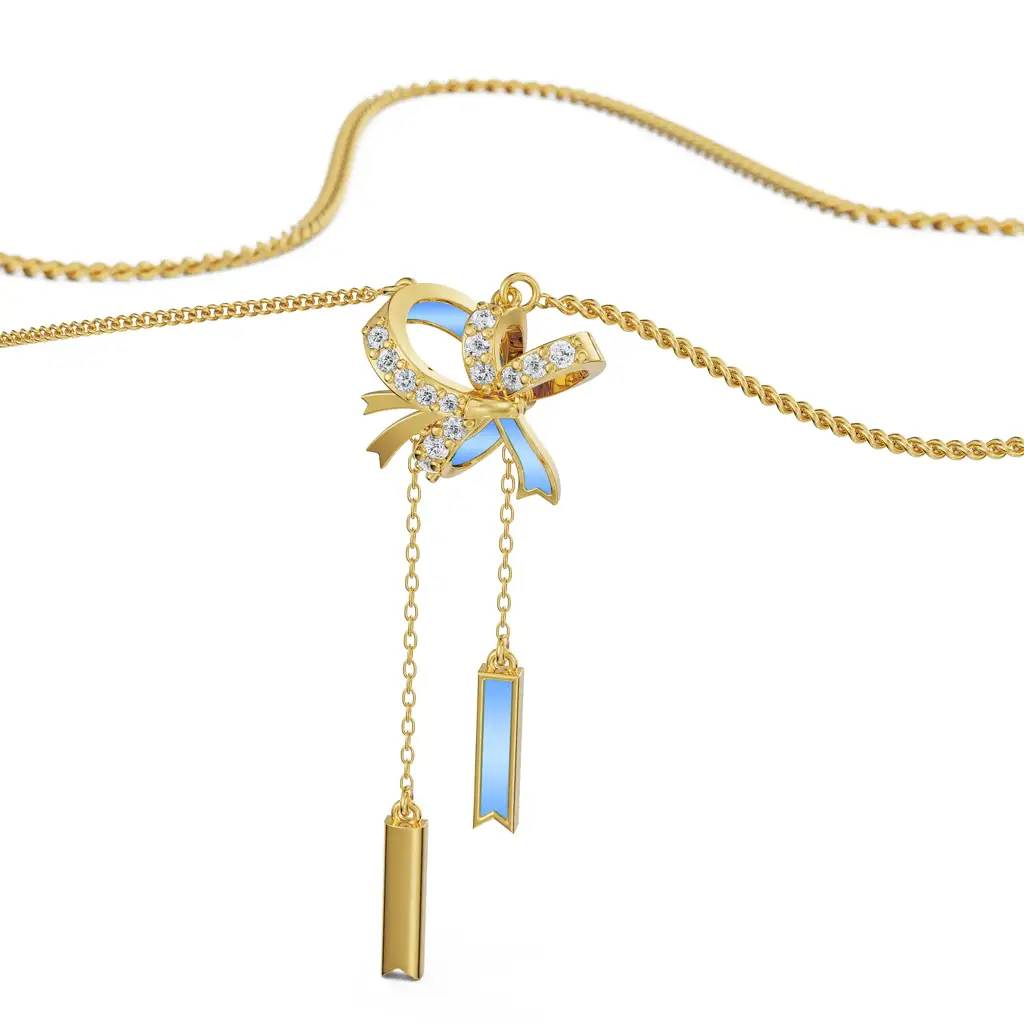 Twisted Bow Necklace : NCK12