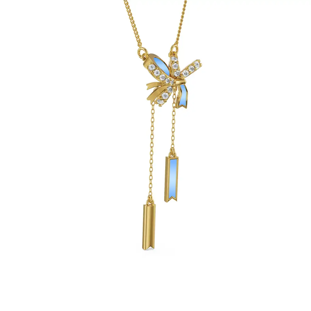 Twisted Bow Necklace : NCK12