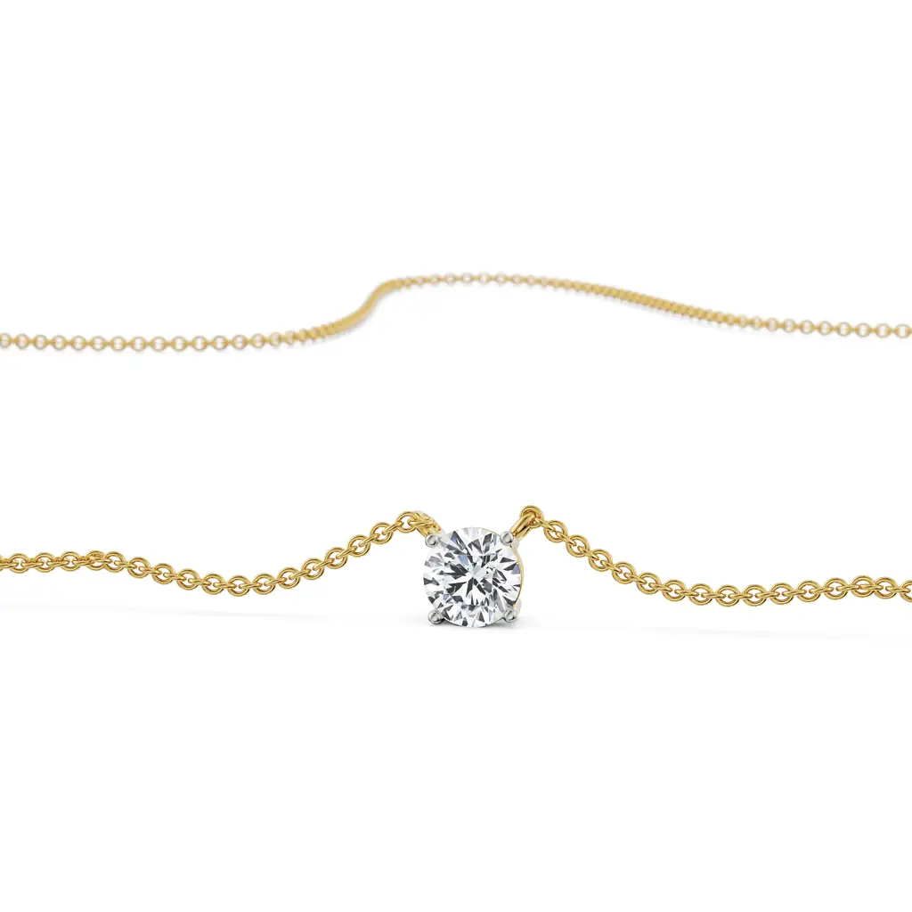 0.75 Ct Solitaire Diamond Necklace : NCK19