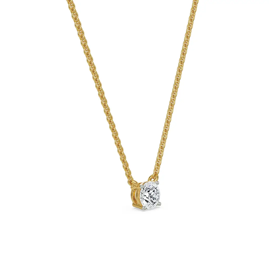 0.75 Ct Solitaire Diamond Necklace : NCK19