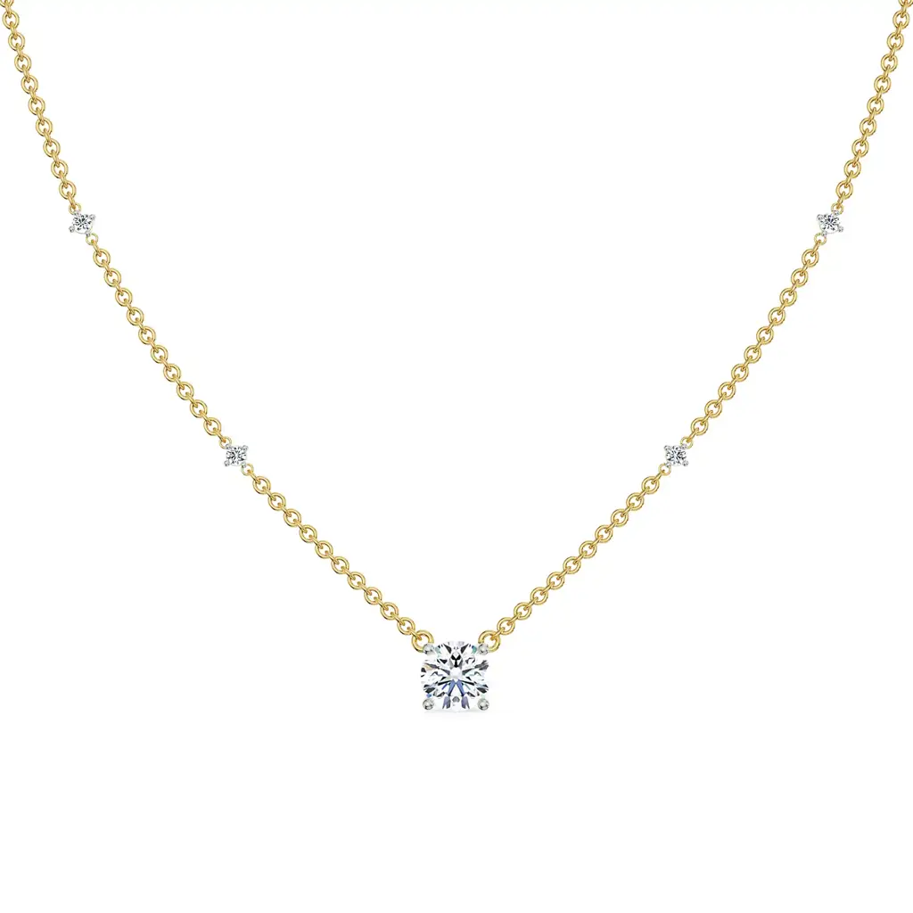 0.5 Ct Solitaire Diamond Necklace : NCK20
