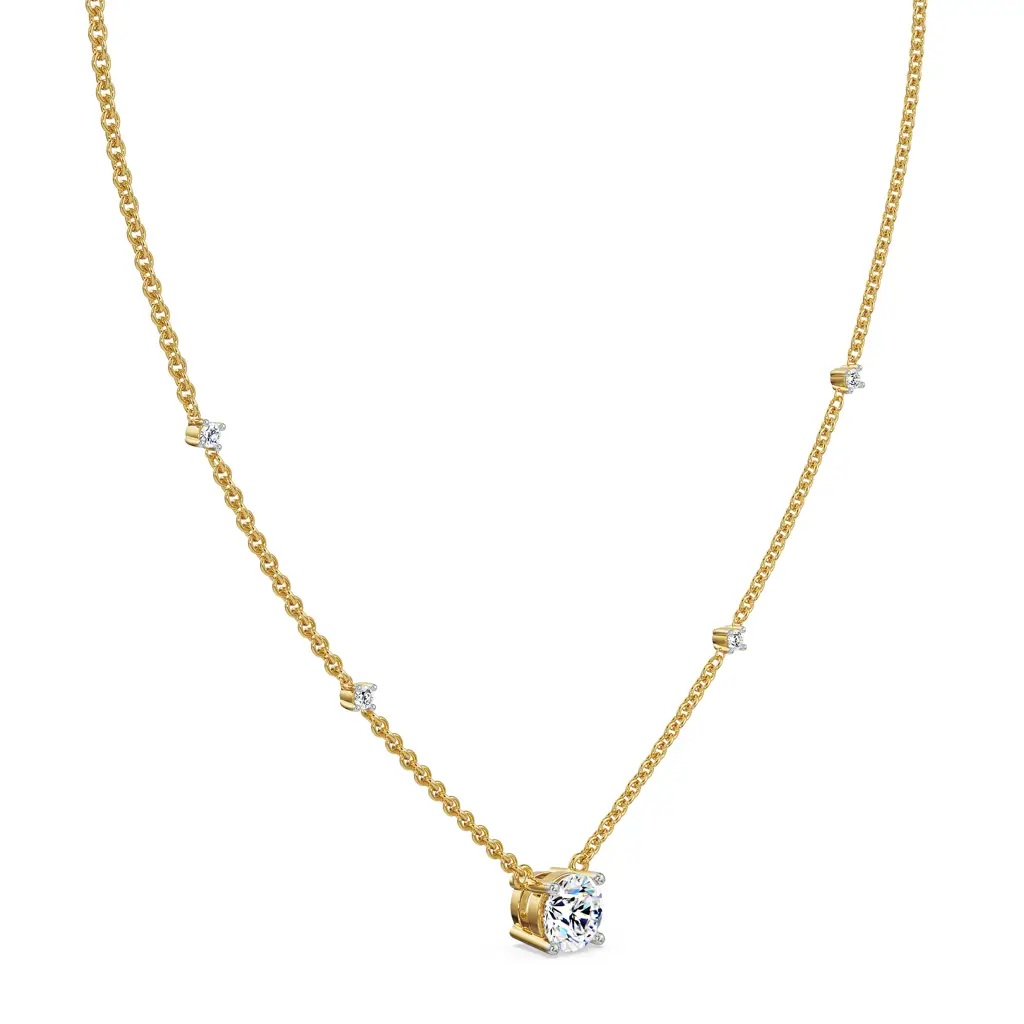 0.5 Ct Solitaire Diamond Necklace : NCK20