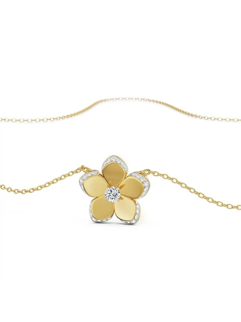 Flora Blooming Diamond Necklace : NCK41