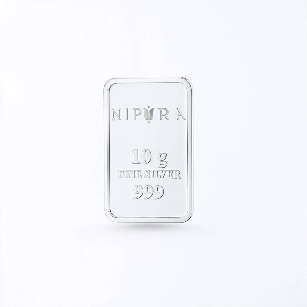10G Tirupati Lord Balaji Acrylic Painted 999 Purity Silver Bar : NCNWW01500017