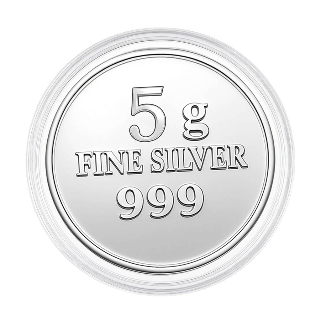 5G Ganesh Coin 999 Silver : NCNWW01500032