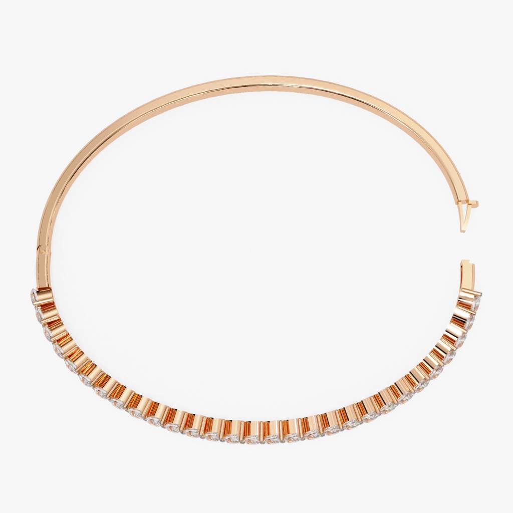 Anek  Timeless Pear-Shaped Diamond Bracelet : ND-BRCT-14R-914