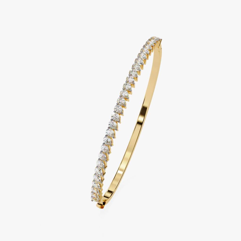 Anek  Timeless Pear-Shaped Diamond Bracelet : ND-BRCT-14Y-913