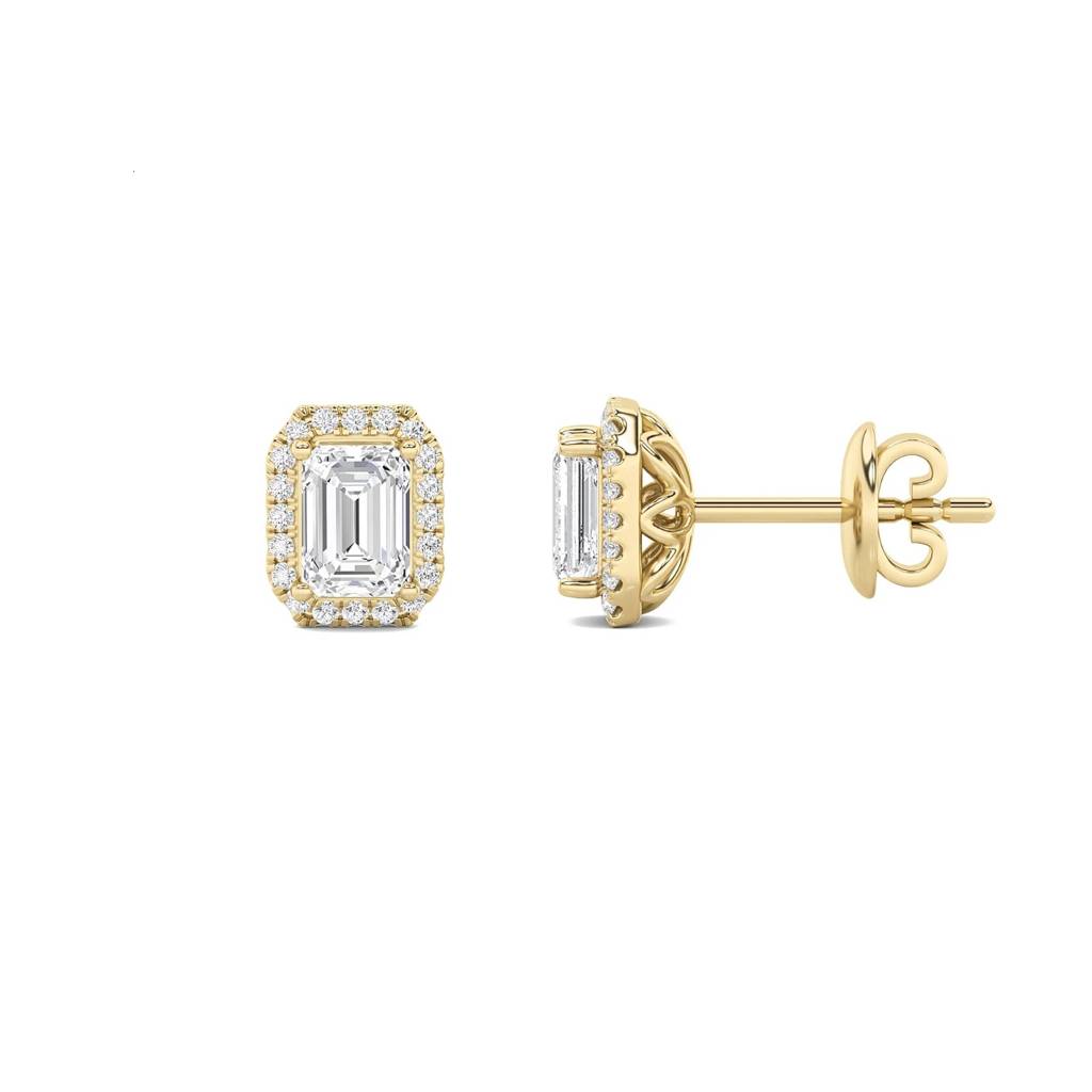 Mira  Emerald With Halo Lab-Grown Diamonds : ND-ERNG-14Y-969