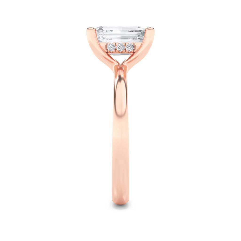 Mirage Round Diamond With Hidden Halo Lab-Grown Diamond Ring : ND-RNG-14R-1112-6