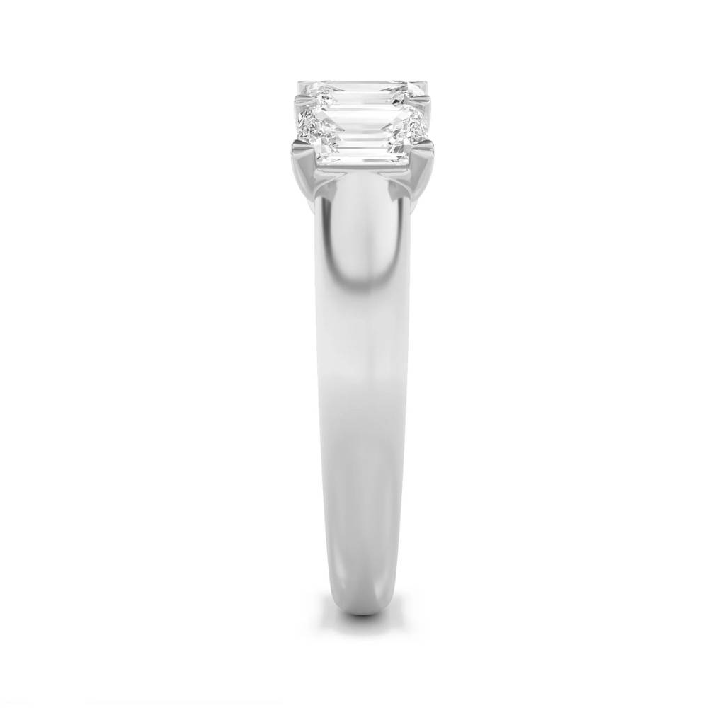 Foreva  Emerald Lab-Grown Diamond Eternity Band : ND-RNG-14W-1029-6